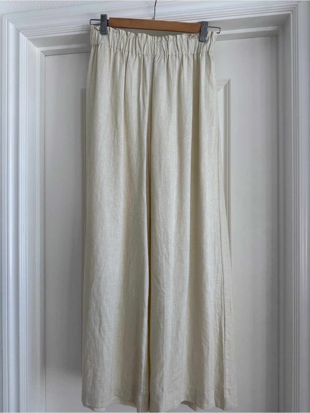 Emerson Fry Arctic Wolf Pull On Linen Pant size small - Picture 2 of 5